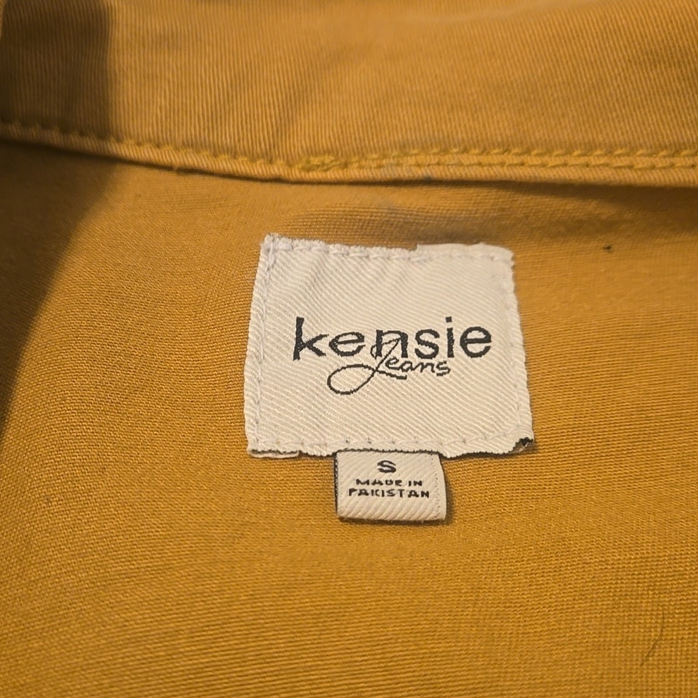 Kensie Dark Tan Military Style Jacket Womens Size Small - Picture 2 of 4